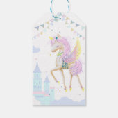 Cadeau Label voor een baby shower met eenhoorn. Cadeaulabel (Achterkant)