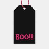 Cadeau label voor Halloween met leuke vampier. Cadeaulabel (Achterkant)