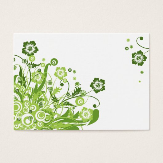 Cadeau Label - Wild Flowers Visitekaartjes (Voorkant)