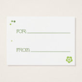 Cadeau Label - Wild Flowers Visitekaartjes (Achterkant)