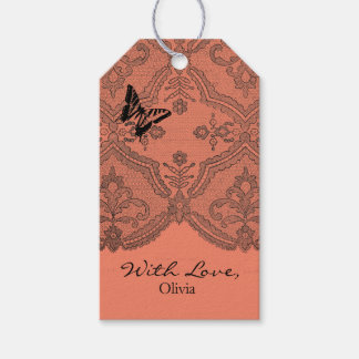 Cadeau Label "with Love" (NAAM ANTIEK LACE) Cadeaulabel