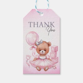 Cadeau Labels bedankt voor het baby shower. Cadeaulabel