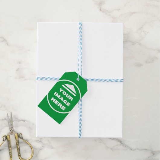 Cadeau Labels - Gepersonaliseerd - Afbeelding toev Cadeaulabel (Met Touw)