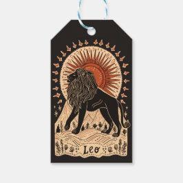 Cadeau Labels Leo Celestial Zodiac Art Cadeaulabel