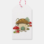 Cadeau labels paddestoelen cadeaulabel (Achterkant)