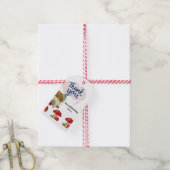 Cadeau labels paddestoelen cadeaulabel (Met Touw)