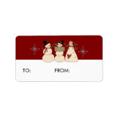 Cadeau Labels voor de Feestdagen (Voorkant)