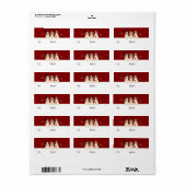 Cadeau Labels voor de Feestdagen (Full Sheet)