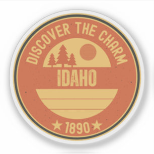 Cadeau landschapsgezicht Gem State Idaho Sticker