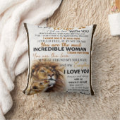 Cadeau Leeuw Voor Mijn Echtgenote, Echtgenote Verj Kussen (Deken)