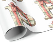 Cadeau letter P kerst Cadeaupapier (Rol Hoek)