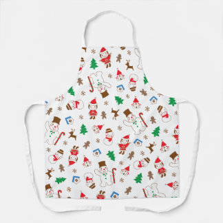 Cadeau leuke Kerstvakantiekoekfamilie Schort