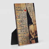 Cadeau | Liefde citaten voor mijn man Fotoplaat (Zijkant)