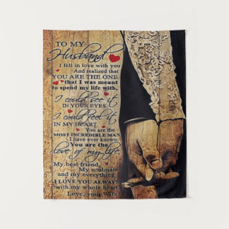 Cadeau | Liefde citaten voor mijn man Wandkleed