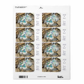 Cadeau Liefde van Aangepaste Naam keuken Inblikken Etiket (Full Sheet)