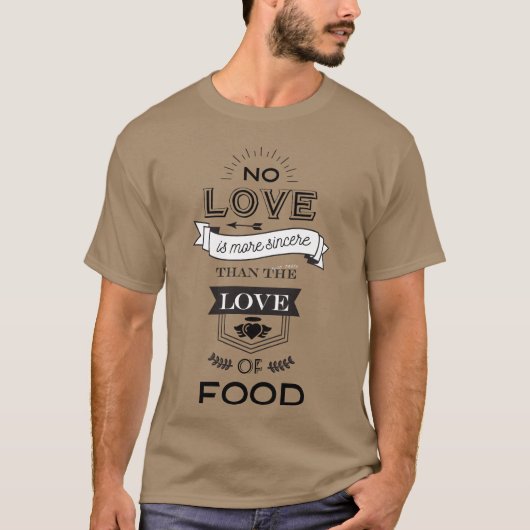 Cadeau Love Of Food T-shirt (Voorkant)