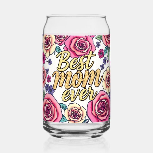 Cadeau Luxe Bloemen Modern Collectie Blikvorm Glas (Voorkant)