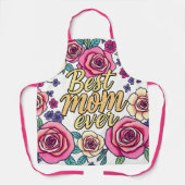 Cadeau Luxe Bloemen Modern Collectie Schort (Voorkant)