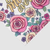 Cadeau Luxe Bloemen Modern Collectie Tissuepapier (Detail)