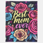 Cadeau Luxe Bloemen Populair Collectie Fleece Deken (Voorkant)