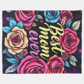 Cadeau Luxe Bloemen Populair Collectie Fleece Deken (Voorkant (Horizontaal))