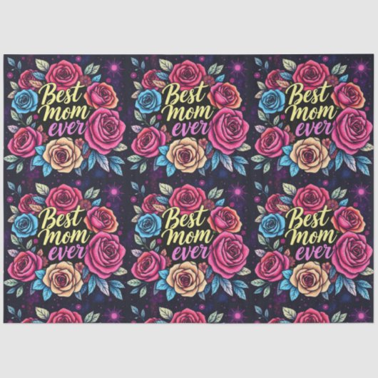 Cadeau Luxe Bloemen Populair Collectie Tissuepapier (Voorkant)