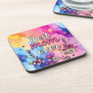 Cadeau Luxe Bloemen Trendy Collectie Bier Onderzetter