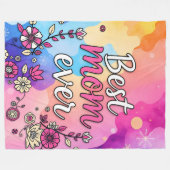 Cadeau Luxe Bloemen Trendy Collectie Fleece Deken (Voorkant (Horizontaal))