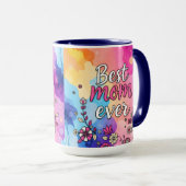 Cadeau Luxe Bloemen Trendy Collectie Mok (Voorkant rechts)