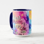 Cadeau Luxe Bloemen Trendy Collectie Mok (Voorkant links)