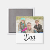Cadeau Magneet met Foto voor Vader (Voorkant / Achterkant)