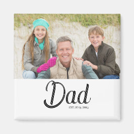 Cadeau Magneet met Foto voor Vader