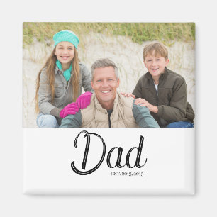 Cadeau Magneet met Foto voor Vader