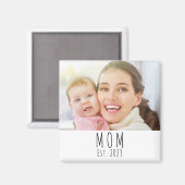 Cadeau Magnet Met Foto Van Moeder (Voorkant / Achterkant)