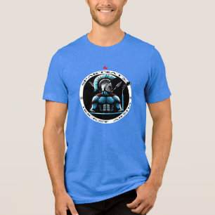 Cadeau Marseille Supporters Fans Spartiate Hockey Tri-Blend Shirt
