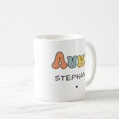 Cadeau met aangepaste tankwagen | Aangepaste tante Koffiemok (Voorkant rechts)