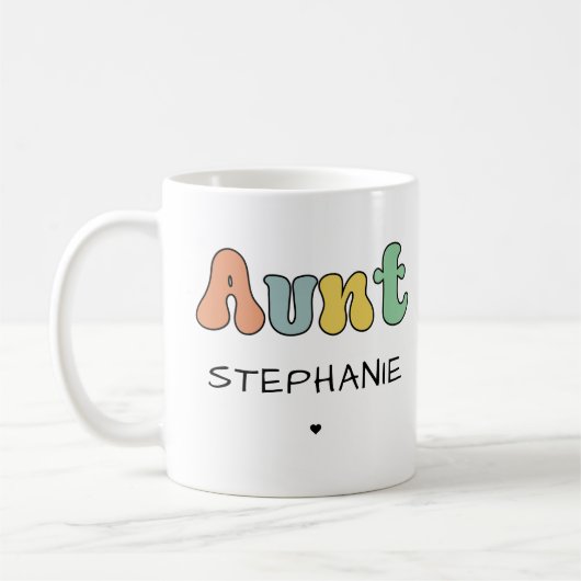 Cadeau met aangepaste tankwagen | Aangepaste tante Koffiemok (Links)