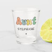 Cadeau met aangepaste tankwagen | Aangepaste tante Shot Glas (Voorkant)