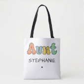 Cadeau met aangepaste tankwagen | Aangepaste tante Tote Bag (Voorkant)