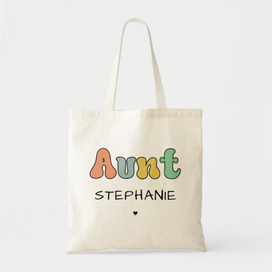 Cadeau met aangepaste tankwagen | Aangepaste tante Tote Bag (Voorkant)