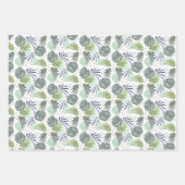Cadeau met afbeelding van het patroon van binnensh inpakpapier vel (Voorkant 3)