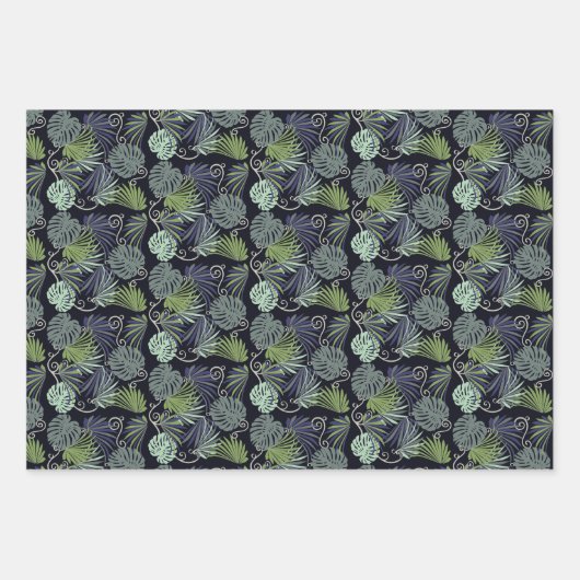 Cadeau met afbeelding van het patroon van binnensh inpakpapier vel (Voorkant 2)