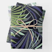 Cadeau met afbeelding van het patroon van binnensh inpakpapier vel (In situ)