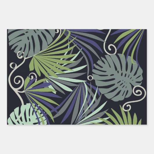 Cadeau met afbeelding van het patroon van binnensh inpakpapier vel (Voorkant)