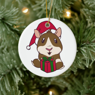 Cadeau met de kerstfeestdag in Guinee Keramisch Ornament