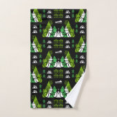 Cadeau met fietsthema bad handdoek (Handdoek)
