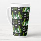 Cadeau met fietsthema latte mok (Linkerhoek)