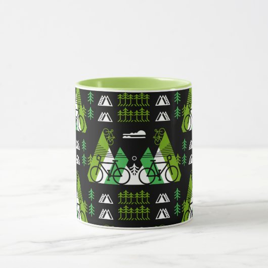 Cadeau met fietsthema mok (Midden)