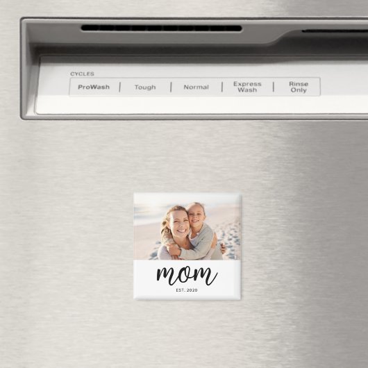 Cadeau met foto van mama magneet (Insitu (Vaatwasser))