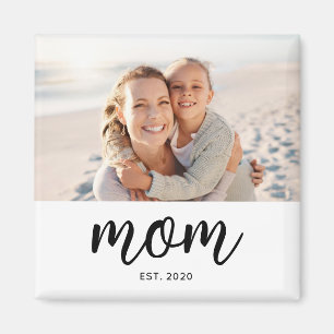 Cadeau met foto van mama magneet